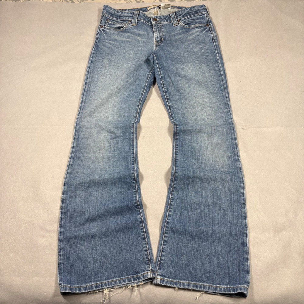 Gap Low Rise Bootcut Flare Stretch Jeans Womens 8 Regular Medium Wash Denim